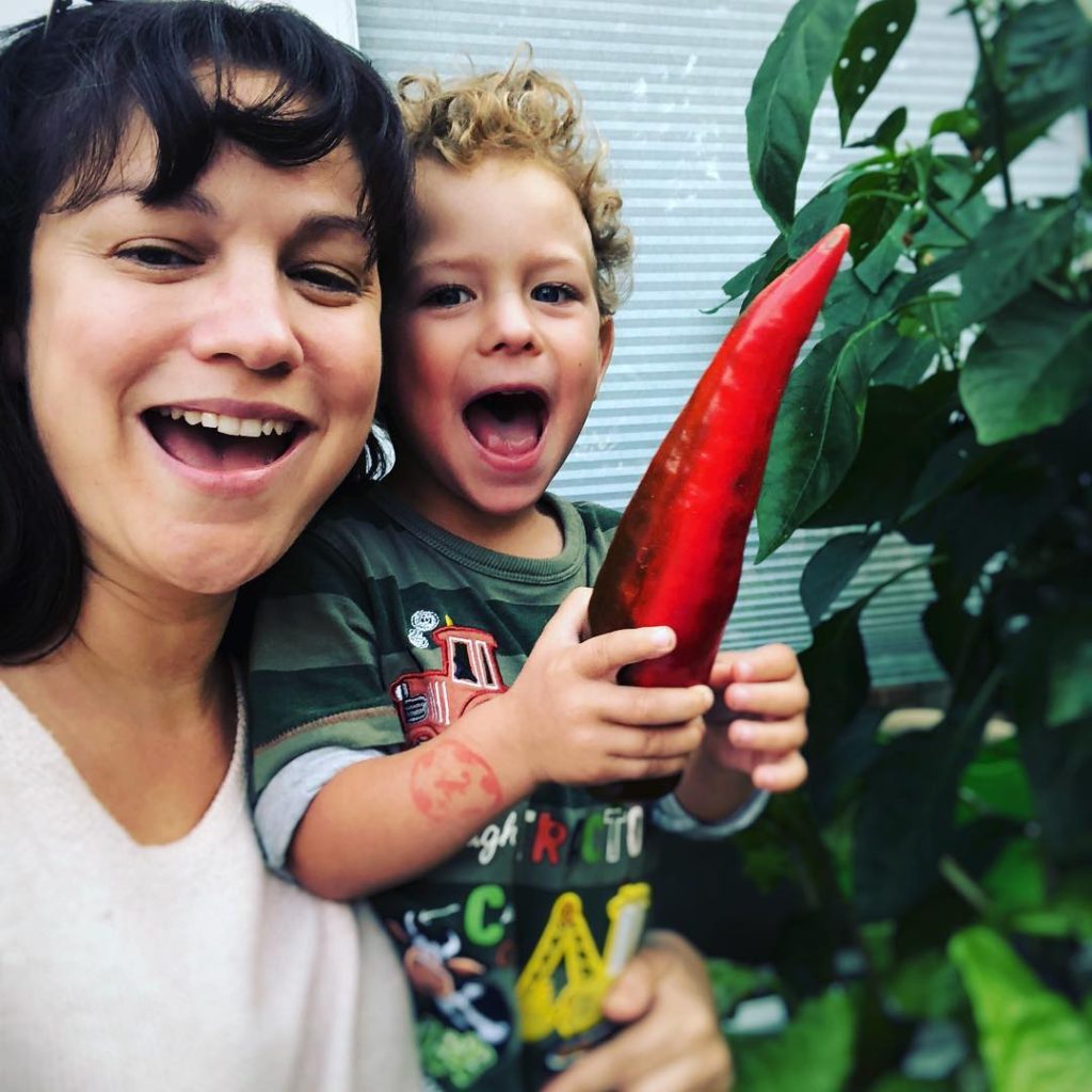 Family grow your own veg