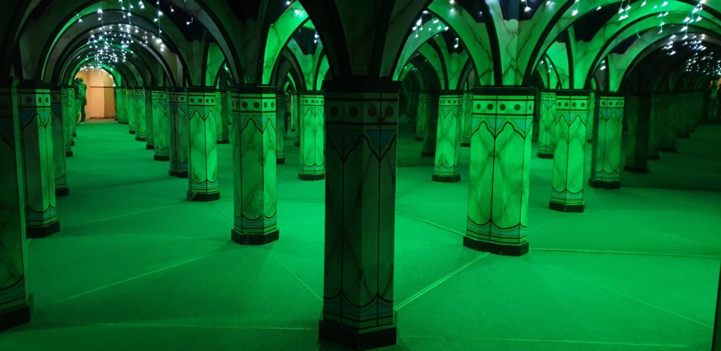 The mirror maze at Wookey Hole