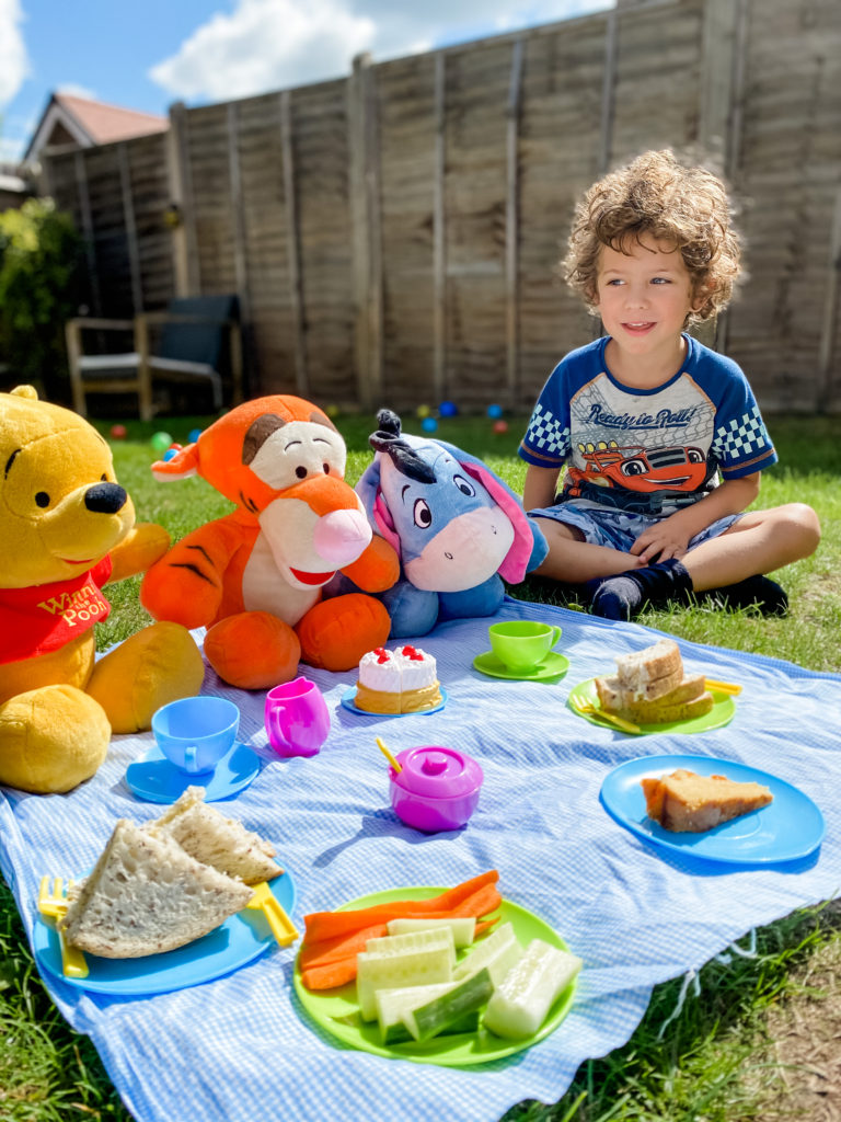 Children's tea party with Winnie the Pooh and Friends