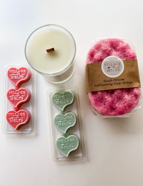 Scented goodies from Village Wax melts