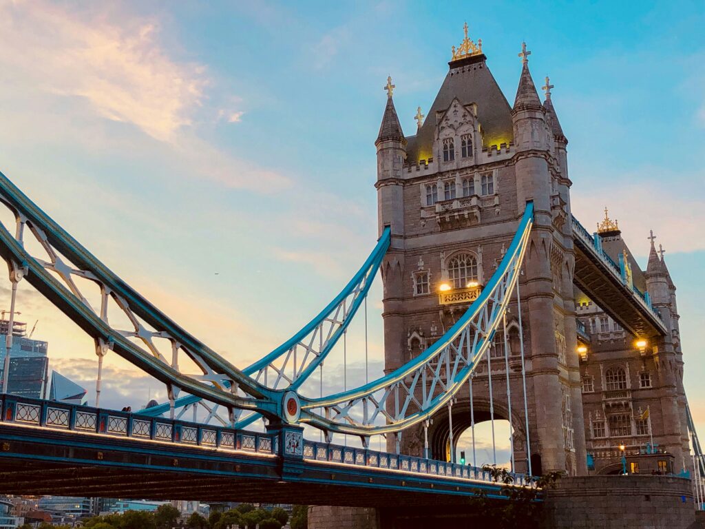 Tower bridge in London offers a venue for events