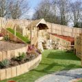 The play garden at Little Pioneers Nursery in Sussex
