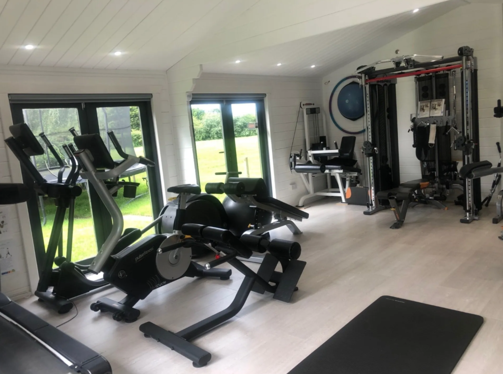 Timber building home gym