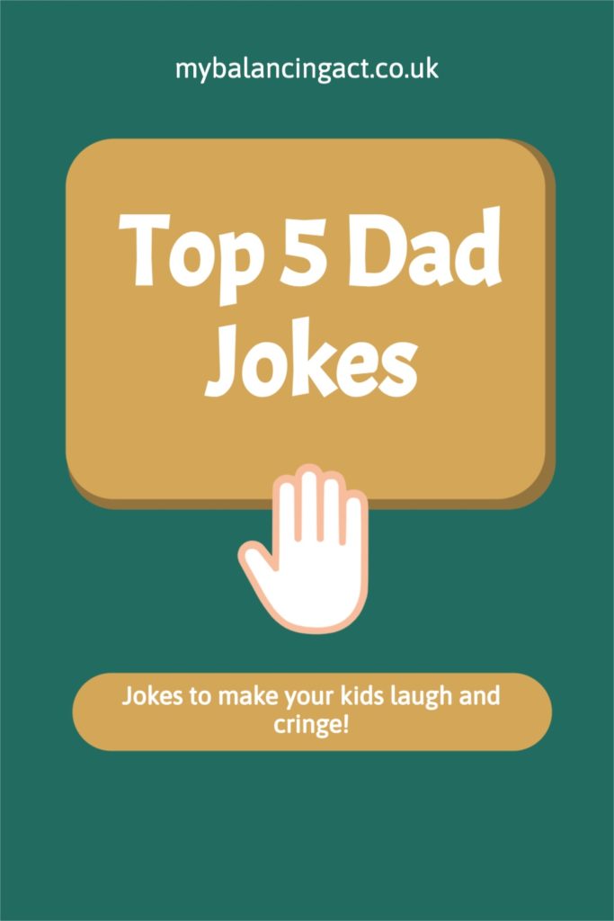 Pin for pinterest top 5 dad jokes