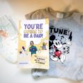 Daddilie book you're going to be a dad with nappy and babygrow