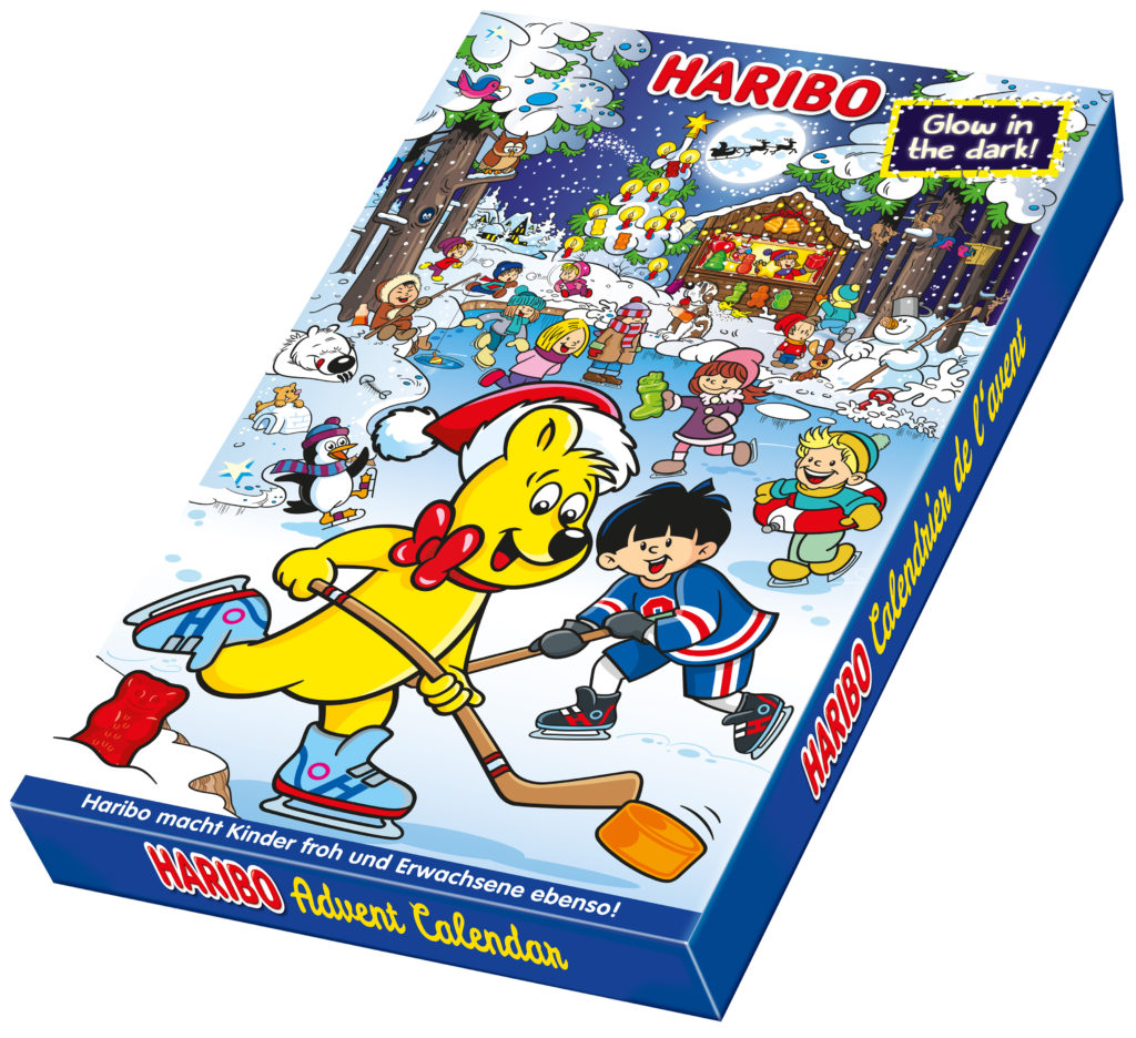 Haribo Christams glow in the dark advent calendar