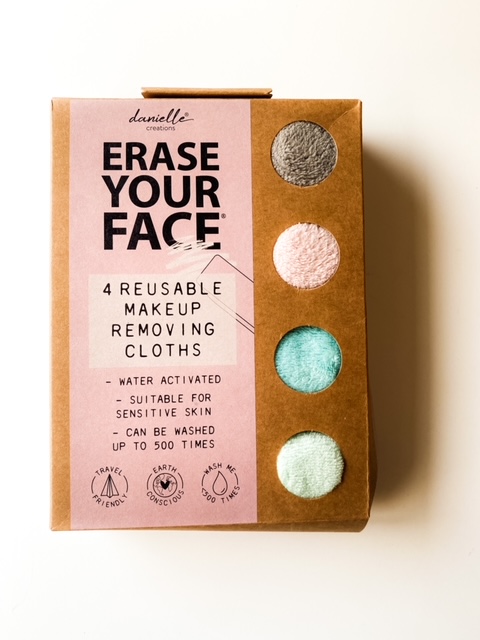 Erase your face cleansing wipes