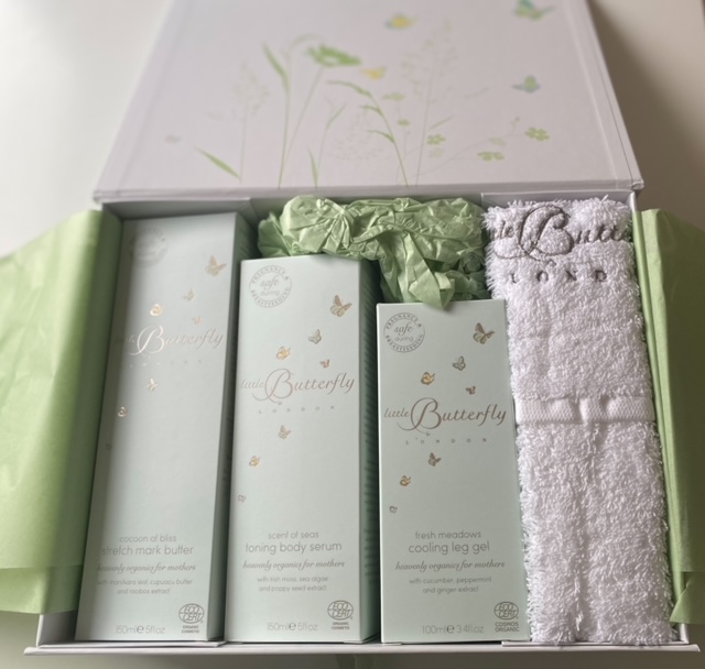 Little Butterfly London Gift set for new mums