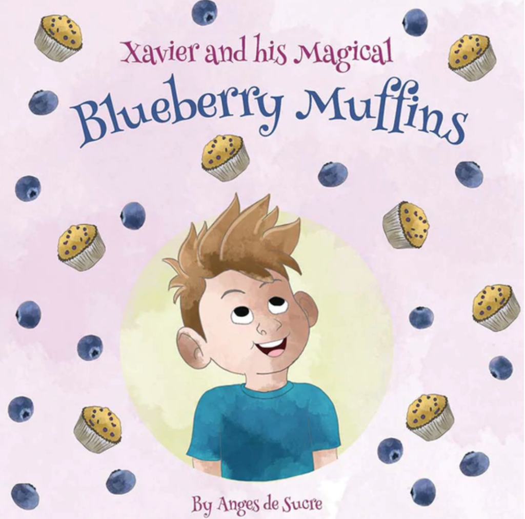 Xavier and his Magical Blueberry Muffins storybake cook book front cover