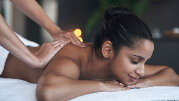 Red Letter Days spa experience for teacher gifr - teacher enjoying a massage