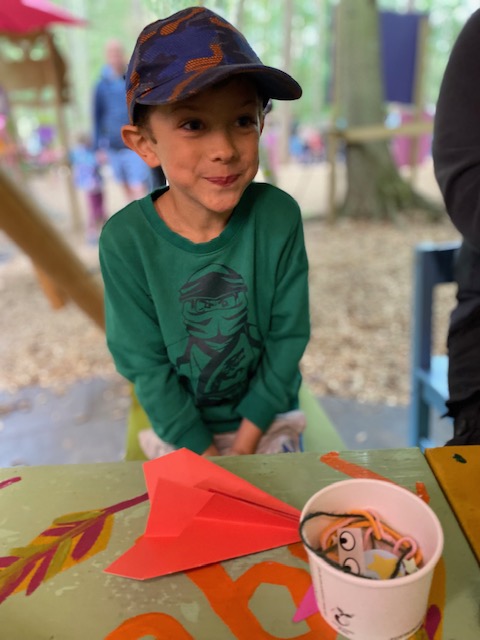 Crafting at the Big Hat at BeWILDerwood