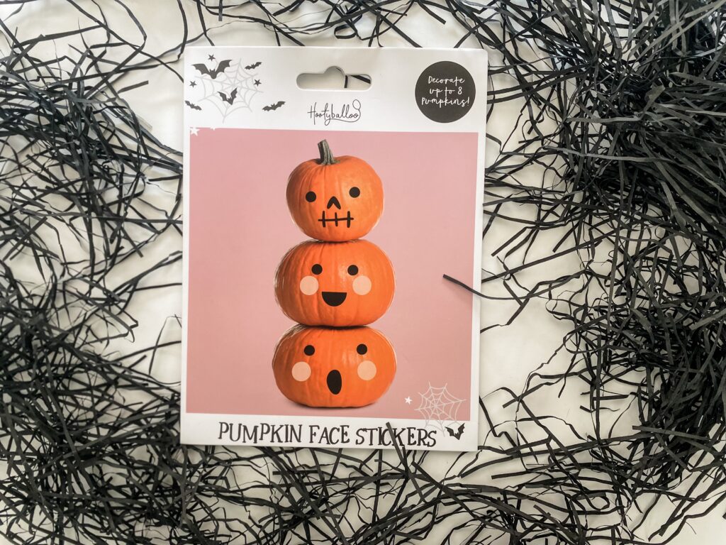 Kids Pumpkin Faces Sticker Sheets