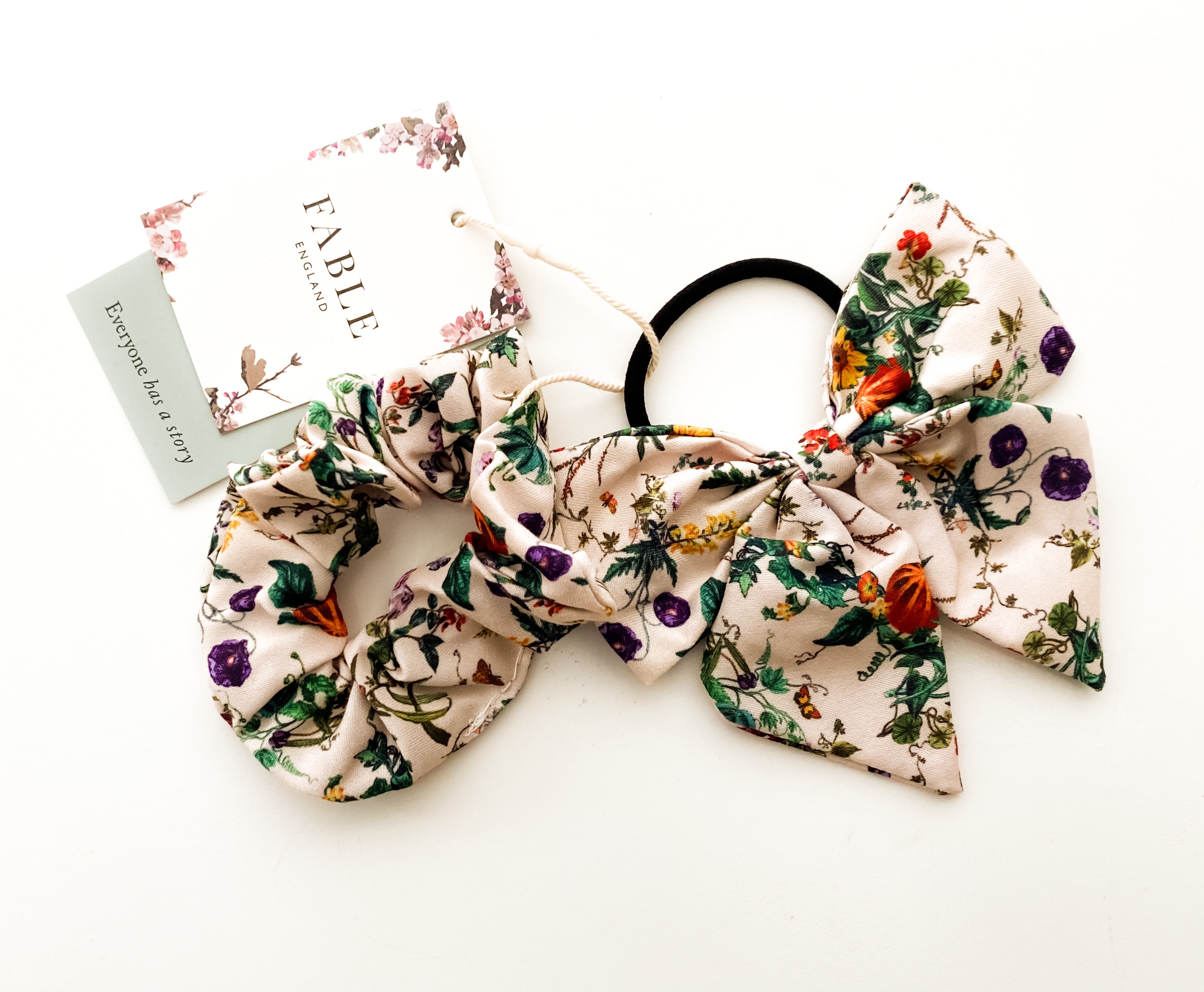 pumpkin hair bow and scrunchie