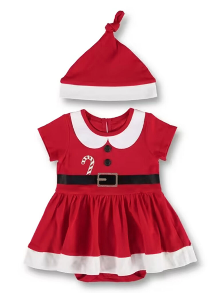 Mrs Claus Christmas Dress Hat Gift Set