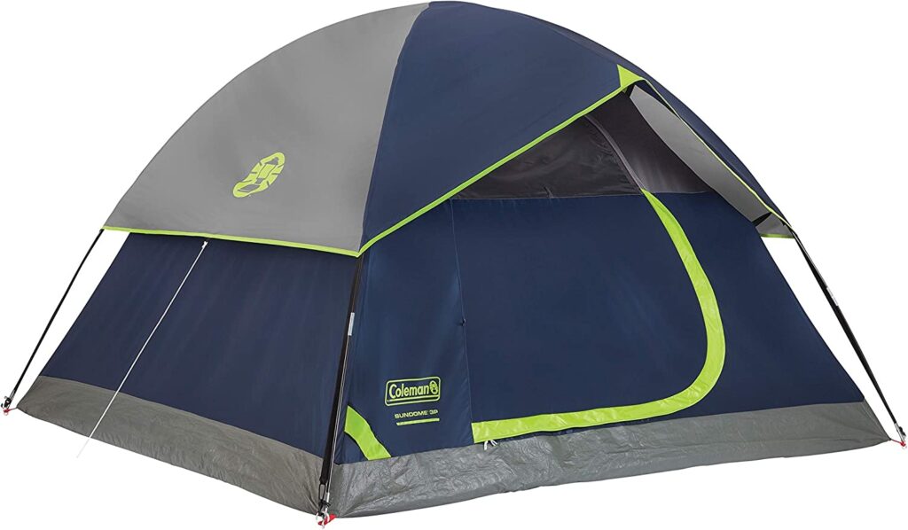 The coleman sundome tent