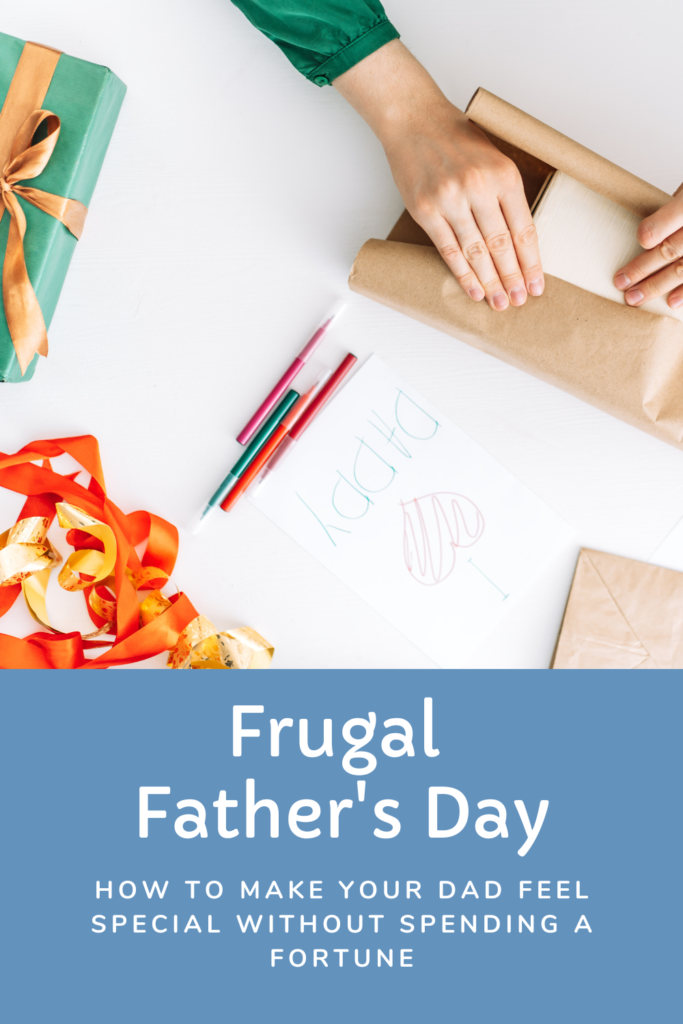 Pin for Pinterest Frugal Father's Day