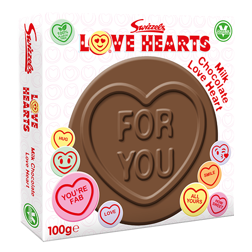 Love Hearts Chocolate Coin