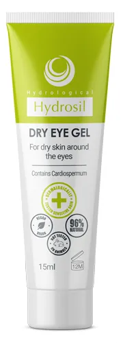 Dry eye gel from hydrosil