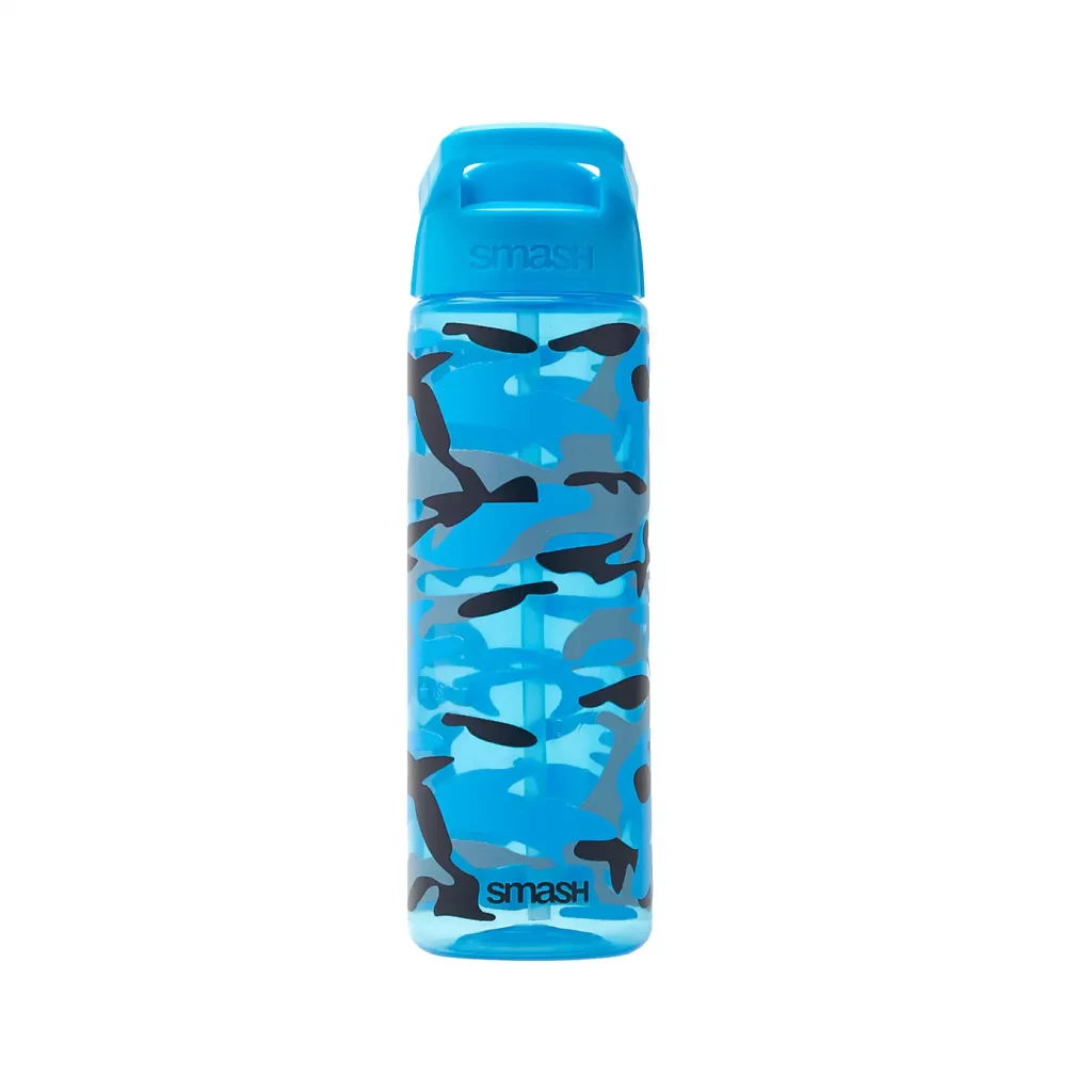 Blue camp water bottle from SMASH