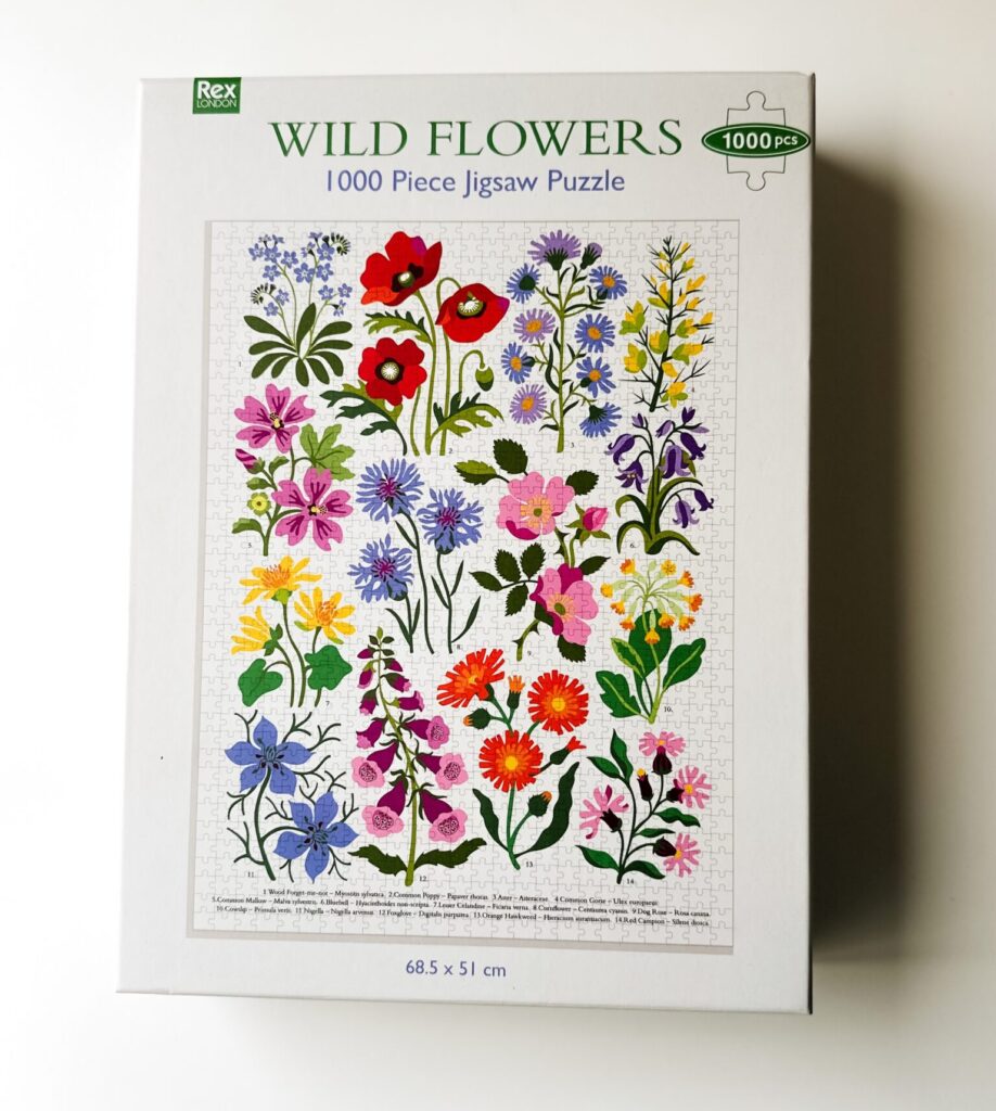 Wild Flowers 1000 piece jigsaw puzzle from Rex London