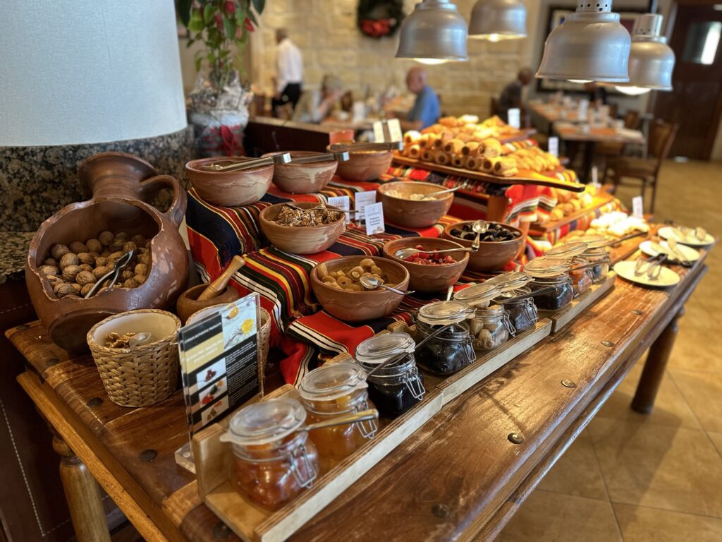 Breakfast at Alexander the Great Beach Hotel