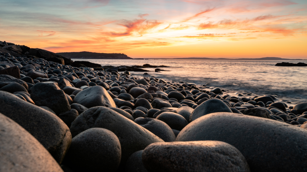 Acadia National Park coastline picture