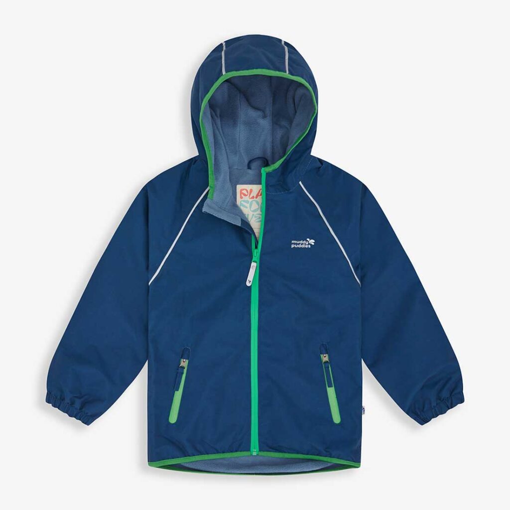 EcoSplash Fleece Lined Jacket Navy from Muddy Puddles