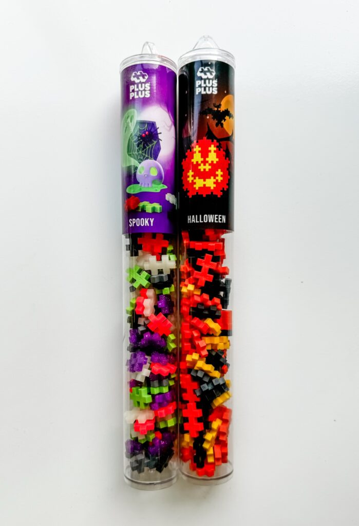 Plus Plus Halloween Tubes