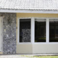 Hurricane proof windows on a house