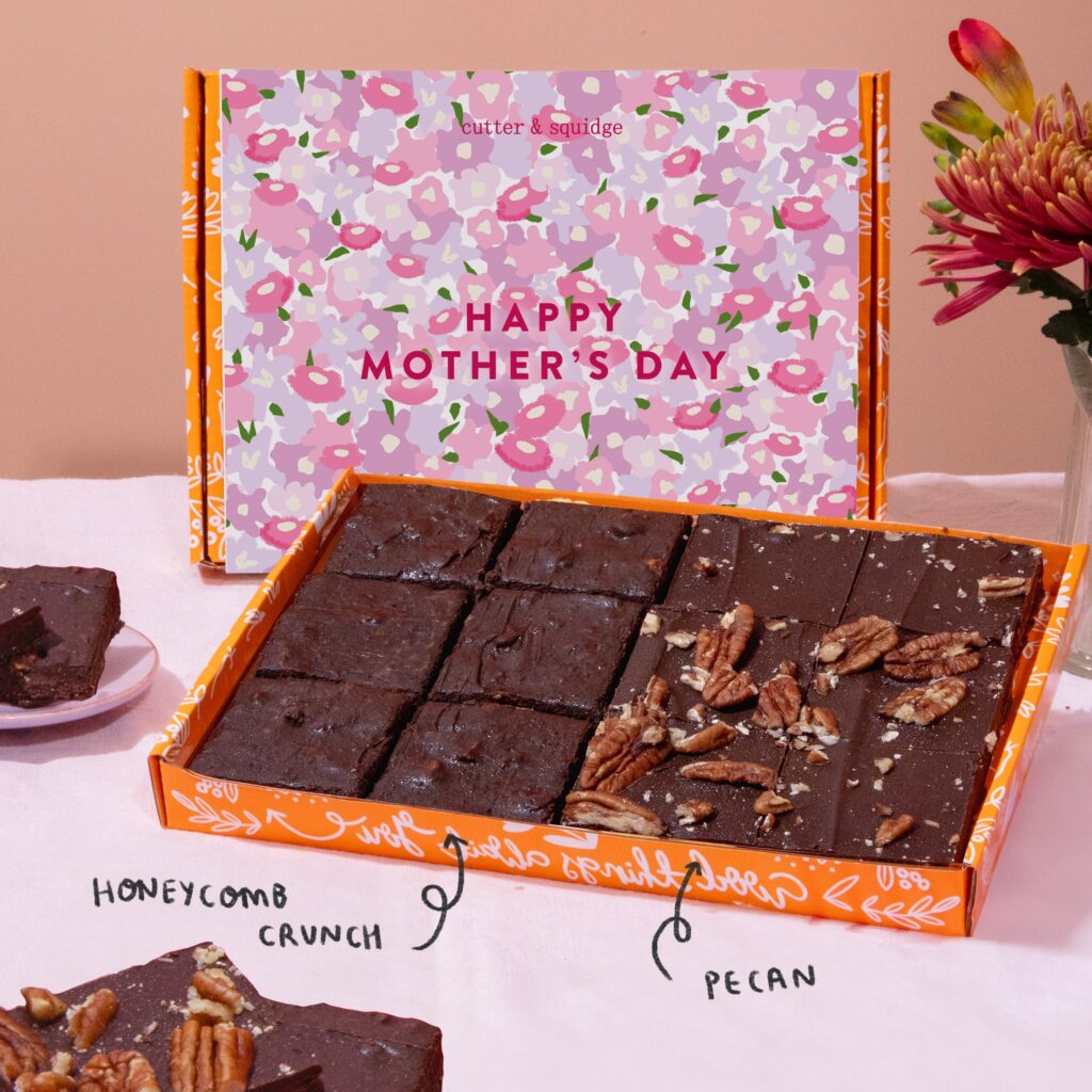 Mother's Day Chocolate vegan brownies