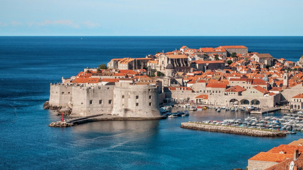 Dubrovnik, Croatia taken from the air
