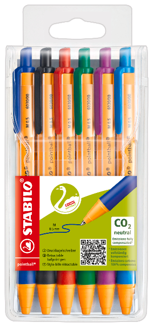 Stabilo ball point pens